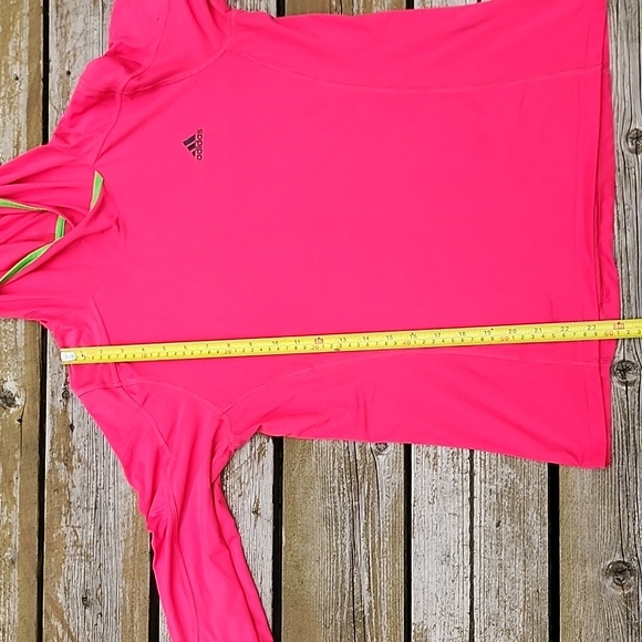 ADIDAS Climalite Medium  pink running shirt - Picture 9 of 11